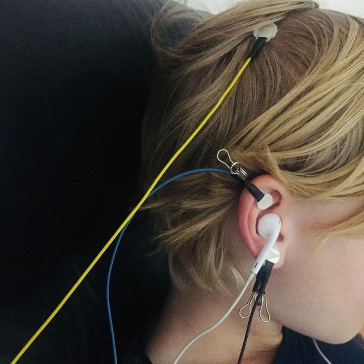 Sensors placed for brain training